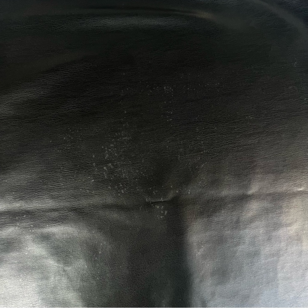 Zara Black Faux Leather Mini Dress - Picture 7 of 10
